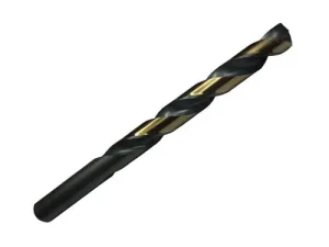 Super Sale [12 PKG] Drill Bit Heavy Duty Split Point Gold & Black, KFD Jobber Length 5/16