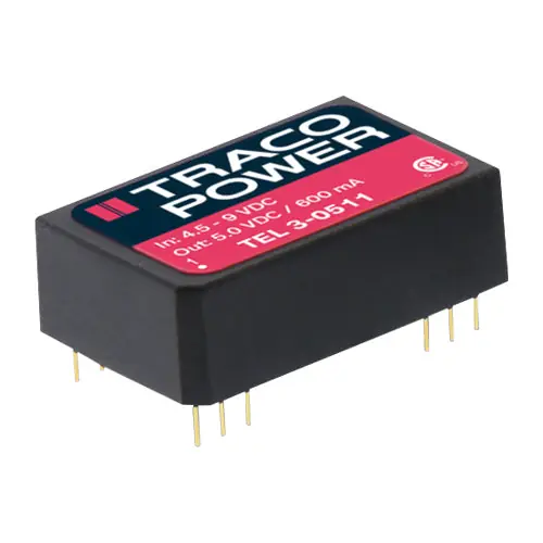 TEL 3-2011 - 5Vdc 0.6A/DC-DC Converter Worldwide Shipping