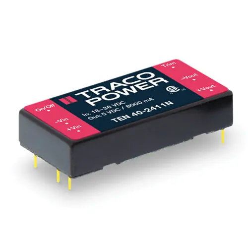 Shop Now TEN 40-4811N - 5Vdc 8A/DC-DC Converter 2x