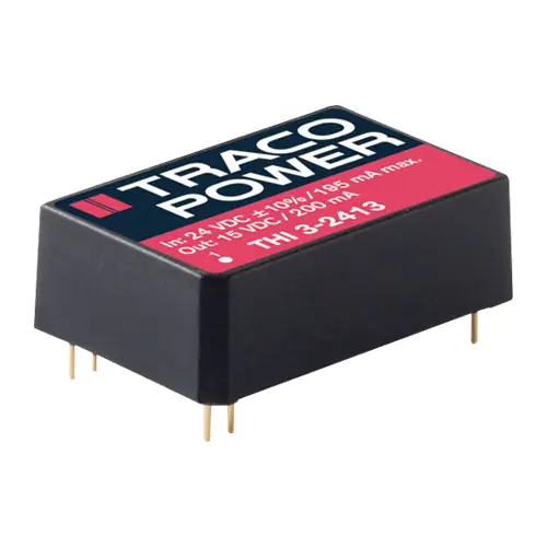 THI 3-1213 - 15Vdc 0.2A/Medical DC-DC Converter DIP-24 Package 2XMOOP Authentic