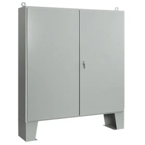 Handmade Two-Door Floorstand Gray Inside Type 12, 72.06x60.06x16.06, Gray, Steel