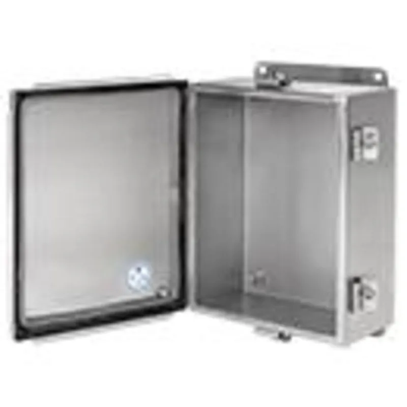 Bargain Junction Box, NEMA 4X, Continuous Hinge, 14" x 12" x 6"
