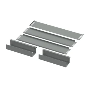 Top Pick Universal Free-Stand Sliding False Floor, 5.98x39.45x17.52, Gray, Steel