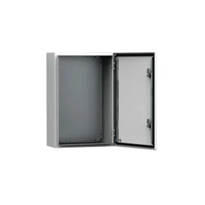 Single Door encl. Mild Steel, MAS with Plate, 1000x800x300mm, Light Gray Shop Now