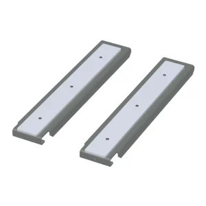 Time-Limited Universal Free-Stand Panel Gliders, 23.00x3.37x1.03, Gray, Steel