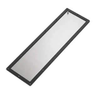 Clearance Gland Plate, NEMA 4/12, Size: 22.98 x 7.23", Steel/Gray