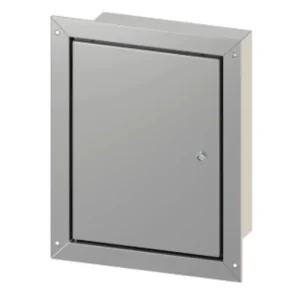 Enclosure, Flush Mount, NEMA 4/12, 20 x 16 x 6", Steel, Gray Price Cut