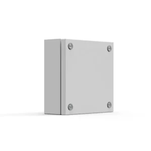 Handmade Terminal Box, STB, 400x400x120mm, Light Gray, Mild Steel