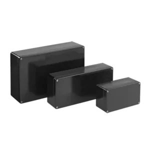 Crafted Zonex Non-Metallic Terminal Enclosure, 160 x 560 x 90mm, Black, Fiberglass