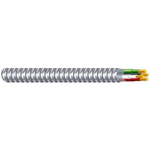 Hot Deal BX-14/3-CU-AL-JKT-250FT-COIL Copper Conductor Aluminum Armored Type BX AC Cable 14/3 250-ft Coil