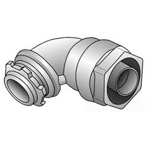 Affordable Appleton 4Q-975 Zinc Electroplated Malleable Iron 4Q 90-Degree Liquidtight Connector 3/4-Inch OZ Gedney