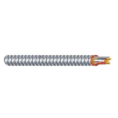 BX-12/3-CU-STL-JKT-250FT-COIL Copper Conductor Steel Armored Type BX AC Cable 12/3 250-ft Coil Bulk Order