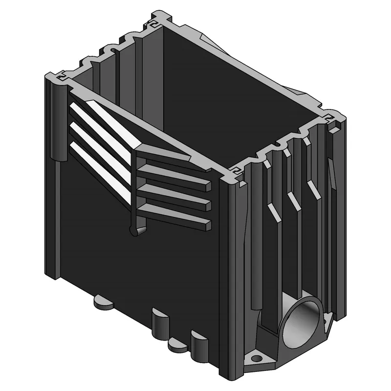 Thomas & Betts E976RFB PVC 1-Gang Non-Metallic Floor Box 7.46-Inch x 6-Inch x 3.25-Inch 97.4-Cubic-Inch Carlon® Handmade