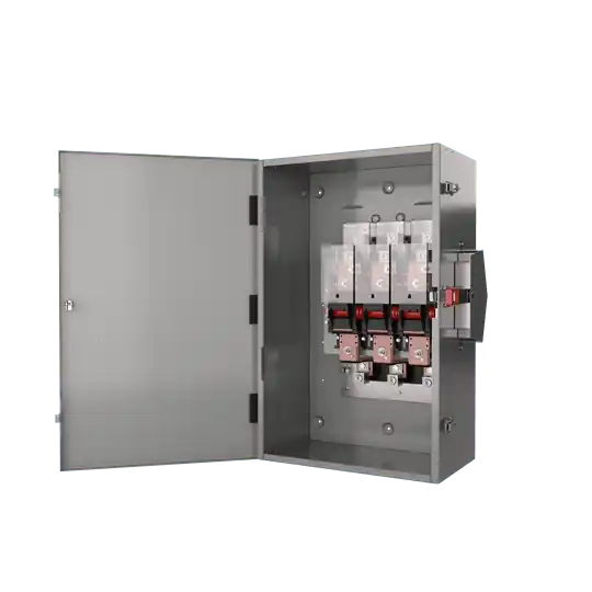 GE Industrial TC10323R 3-Wire 2-Pole Non-Fusible Emergency Power Transfer Switch 240-Volt AC 100-Amp NEMA 3R Spec-Setter™ Hassle-Free Returns