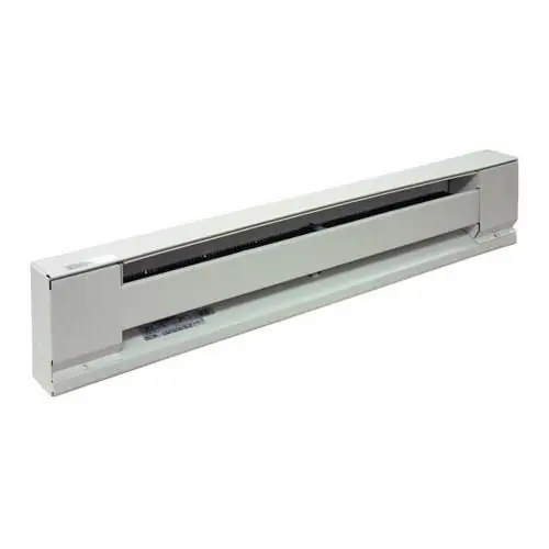 TPI H2903024SW Slim Contoured Electric Convection Baseboard Heater 375-Watt at 240-Volt 281-Watt at 208-Volt White Trending