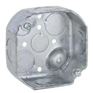 Must Have Raco 126 Steel 1-Gang Raised Ground Standard Octagon Box 4-Inch x 4-Inch x 1-1/2-Inch 15.5-Cubic-Inch