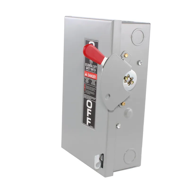 GE Industrial TGN3321 3-Wire 3-Pole Non-Fusible General-Duty Safety Switch 240-Volt AC 30-Amp NEMA 1 Spec-Setter™ Get Yours