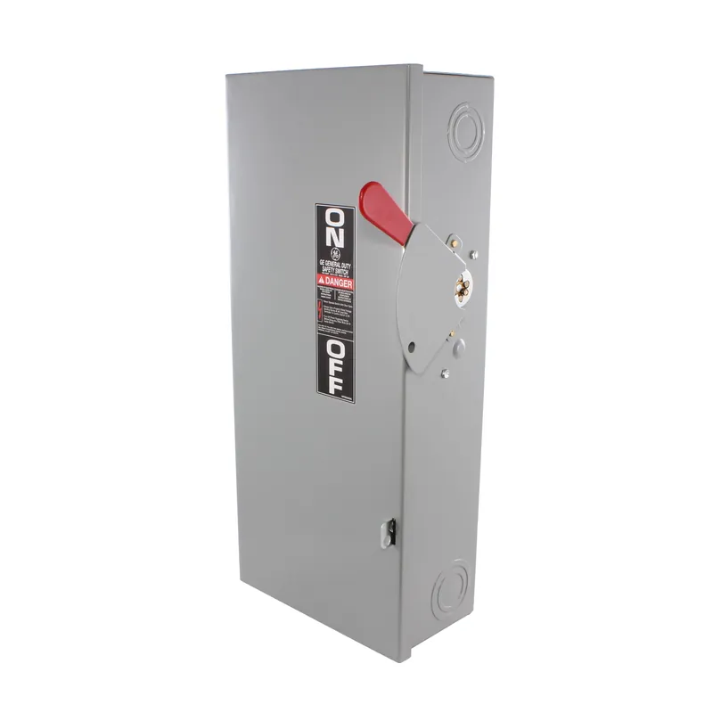 GE Industrial TGN3323 3-Wire 3-Pole Non-Fusible General-Duty Safety Switch 240-Volt AC 100-Amp NEMA 1 Spec-Setter™ Fresh Stock