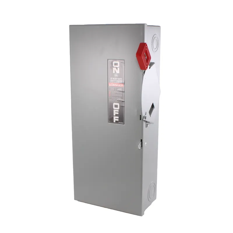 Free Shipping GE Industrial TH4323 4-Wire 3-Pole Fusible Type TH Heavy-Duty Safety Switch 240-Volt 100-Amp NEMA 1 Spec-Setter™