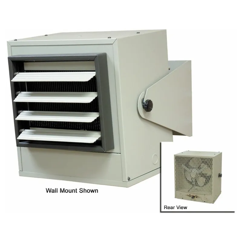 Same Day Shipping TPI HF5605T Fan-Forced Unit Heater 8533 - 17065 BTU/Hour at 240-Volt 6396 - 12798 BTU/Hour at 208-Volt Brown And Beige