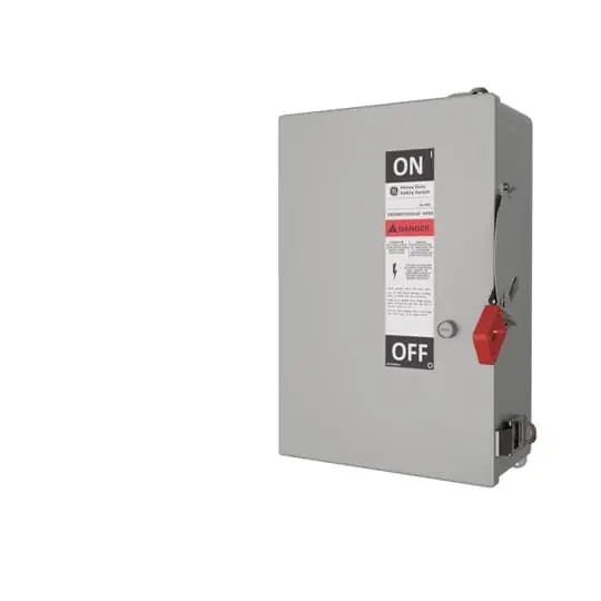 GE Industrial THN3365 3-Wire 3-Pole Non-Fusible Heavy-Duty Safety Switch 600-Volt AC 400-Amp NEMA 1 Spec-Setter™ Special Discount