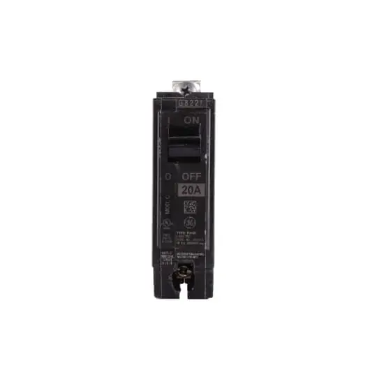 GE Industrial THQB1120 Bolt-On Mount Type THQB Miniature Circuit Breaker 1-Pole 20-Amp 120/240-Volt AC Holiday Sale