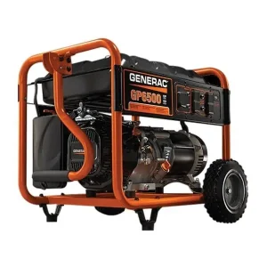 Modern Generac 5940 GP6500 Series Portable Generator 3600 RPM 6500-Watt