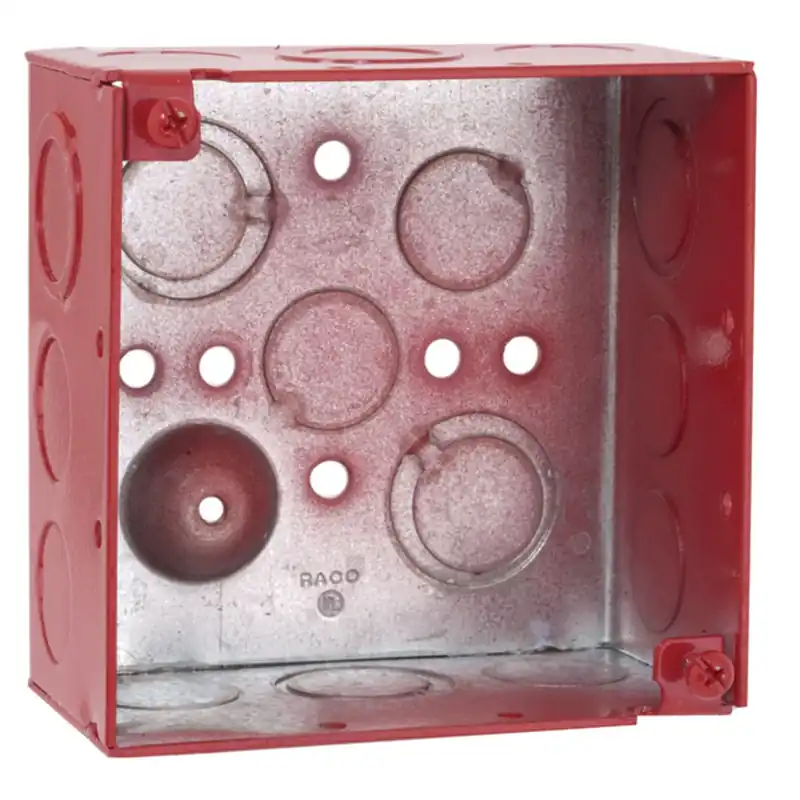 Raco 911-3 Pre-Galvanized Steel Deep Life Safety Steel Wall Box 4-Inch x 4-Inch x 2-1/8-Inch 30.3-Cubic-Inch New Arrival