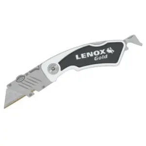 Lenox Tools 10771FLK1 Bi-Metal Folding Locking Tradesman Utility Knife Gold® Get Yours