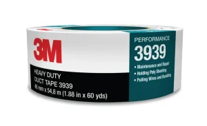 3M 3939-48MMX55M Heavy-Duty Duct Tape 60-Yard x 1.88-Inch x 9 mil Silver High Quality