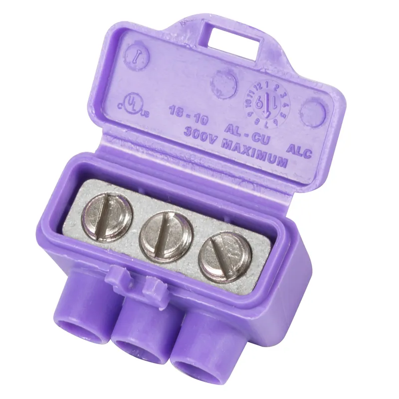 Last Chance King Innovation 95135 3-Port Aluminum To Copper Lug 12-10-AWG Aluminum 18-10-AWG Copper