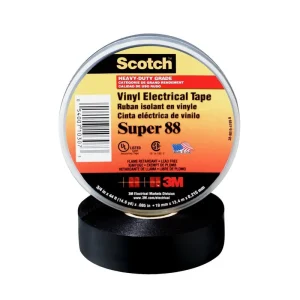 3M 88-SUPER-3/4X66FT Premium Grade Electrical Tape 0.75-Inch x 66-ft x 8.5 mil Vinyl Backing Black Scotch® Deal