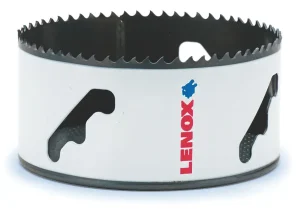 Low Price Lenox Tools 3006666L Bi-Metal Hole Saw 4-1/8-Inch Dia Speed Slot® T3 Technology™
