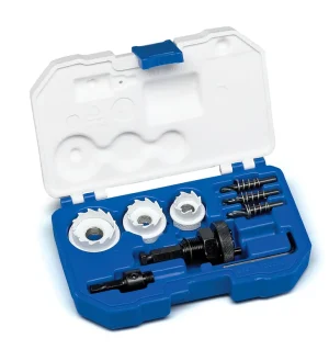 Lenox Tools 30877300CHC Carbide Tip Compact 12-Piece Electrician's Hole Cutter Kit Limited Time