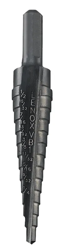 Special Discount Lenox Tools 30881VB1 Steam Oxide Coated Metal Self-Starting Step Drill Bit 1/8 - 1/2-Inch Vari-Bit®