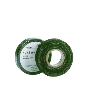 Handmade 3M 1755-3/4X60FT Friction Tape 60-ft x 3/4-Inch x 13 mil Black Temflex™