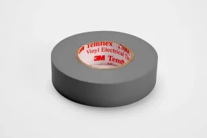 Crafted 3M 1700C-GRAY General Use Electrical Tape 0.75-Inch x 66-ft x 7 mil Vinyl Backing Gray Temflex™