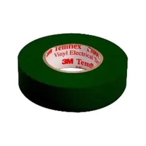 3M 1700C-GREEN General Use Electrical Tape 0.75-Inch x 66-ft x 7 mil Vinyl Backing Green Temflex™ New Arrival