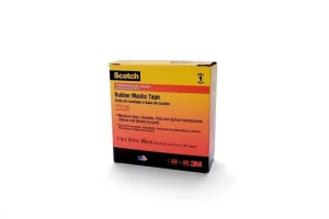 Grab Now 3M 2228-1X10FT Premium Grade Mastic Tape 1-Inch x 10-ft x 65 mil Ethylene Propylene Rubber Backing Black Scotch®