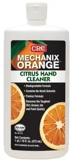 CRC Industries SL1712 Lotion Hand Cleaner With Pumice 16 oz Squeeze Bottle White Mechanix Orange™ Clearance