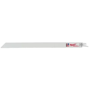Instant Buy Milwaukee Tool 48-00-5194 Bi-Metal 10/14 Teeth Straight Back Reciprocating Saw Blade 12-Inch Sawzall