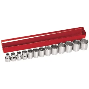 While Supplies Last Klein Tools 65506 13-Pieces Metric Drive Socket Set 3/8-Inch