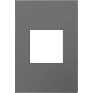 Pass & Seymour AWP1G2-MG6 Plastic Standard Size Screwless 1-Gang Wallplate Dimmer/Outlet/Switch Magnesium Adorne Grab Now
