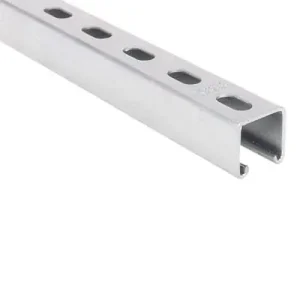 Exclusive Versabar VA-1PLH Mill Galvanized Channel With Oblong Hole 10-ft x 1-5/8-Inch x 1-5/8-Inch