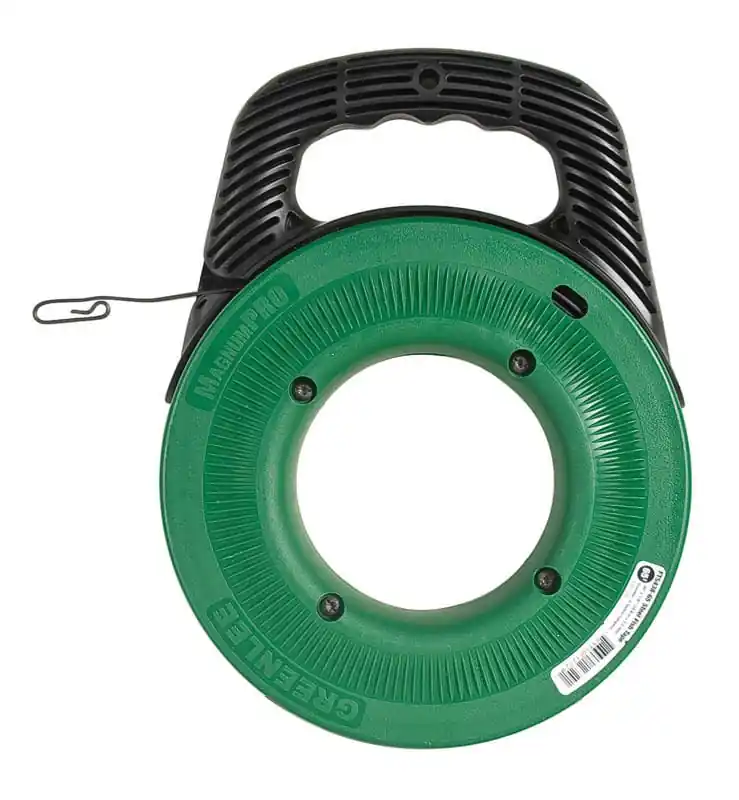Greenlee FTS438-65 Oil Tempered Spring Steel Flat Fish Tape 1/8-Inch x 65-ft MagnumPRO Price Drop