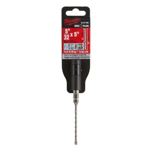 Milwaukee Tool 48-20-7090 Solid Carbide Spiral SDS Plus Rotary Hammer Drill Bit 5/32-Inch x 25/64-Inch Mega Sale