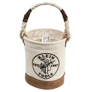 Hot Deal Klein Tools 5104MINI Leather Bottom Mini Bucket 4-1/2-Inch x 6-Inch