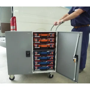 Rolacase RC002 Case Without Divider 370-mm x 370-mm x 85-mm Polycarbonate Blue/Blue Lid No Minimum Order