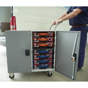 Rolacase RC002/CL Case Without Divider 370-mm x 370-mm x 85-mm Polycarbonate Blue/Clear Lid Exclusive Offer