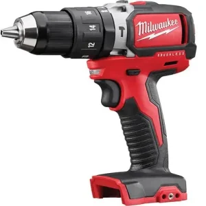 Premium Milwaukee Tool 2702-20 Cordless Compact Brushless Hammer Drill/Driver 1/2-Inch x 7-3/8-Inch M18